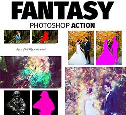 不错的PS动作－梦幻虚幻化照片：Fantasy Photoshop Action